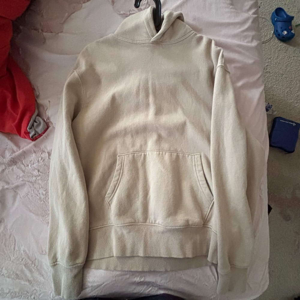 tan hoodie